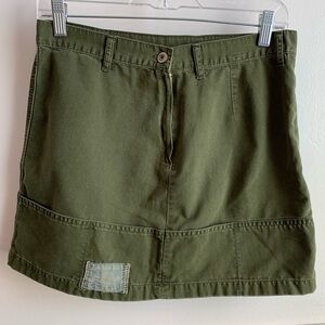 American Eagle Outfitters Green Mini Skirt